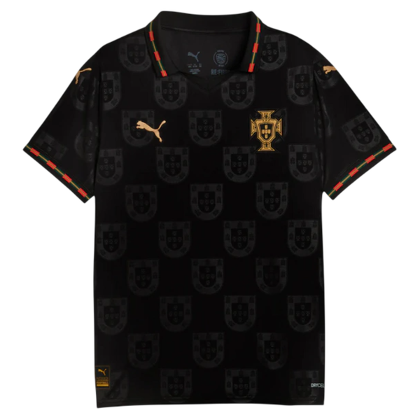 Camisa Portugal Pantera Negra 2026 - Preta