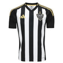Camisa Atletico Mineiro Home 25/26 - Preta e Branca - Futx Brasil