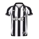 Camisa Botafogo Home 25/26 - Preta e Branca - Futx Brasil