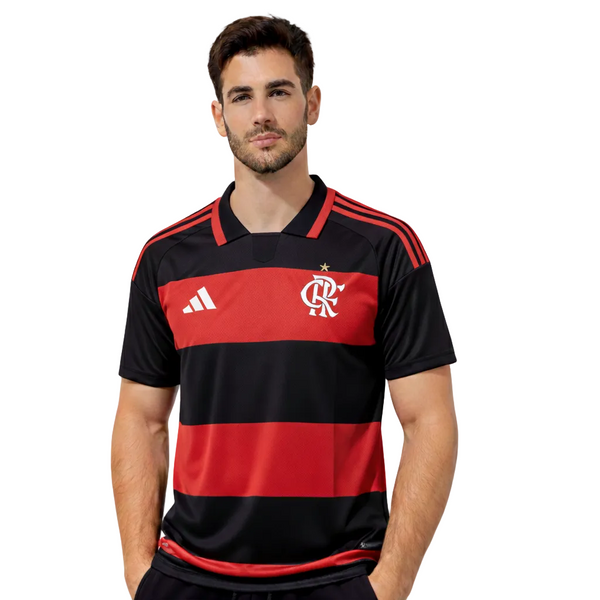 Camisa Flamengo Home 26/27 - Preta e Vermelha