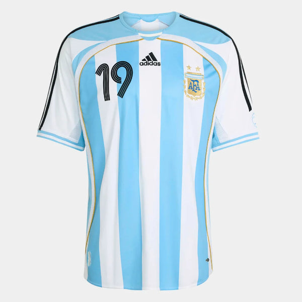 Camisa Argentina Home 2006 Retrô - Azul