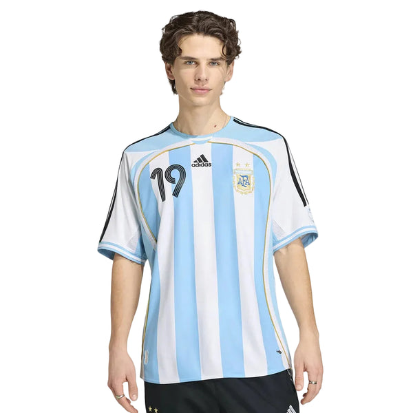Camisa Argentina Home 2006 Retrô - Azul