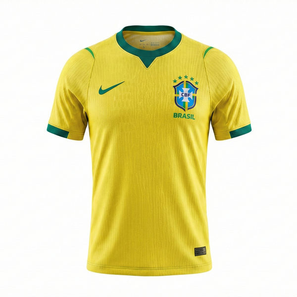 Camisa Brasil Home 2026 - Amarela