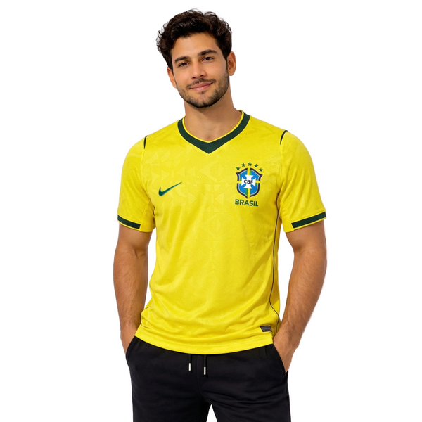 Camisa Brasil Home 2026 - Amarela